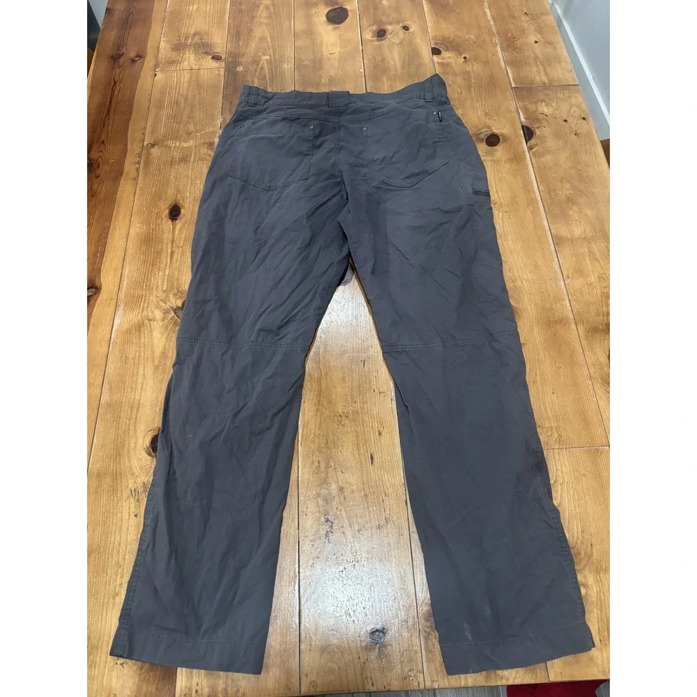 Swiss Alps Men's Gray Outdoor Cargo Hiking Pants Size 34 Straight Leg Active